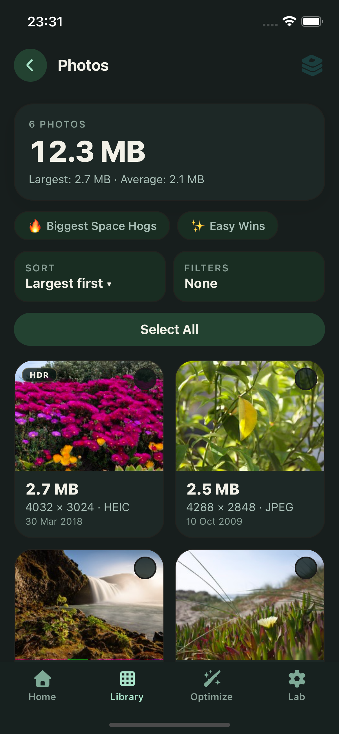 Sqizzi home screen placeholder